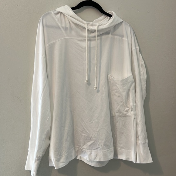 Free People Movement Hot Shot Hoodie White NWOT - Picture 6 of 8